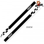 2PCS Car Door Side Skirt Sticker Auto Vinyl Decals For Seat Leon MK3 MK2 Tarraco Ibiza 6J 6L FR Altea Ateca Toledo 2 3 1 4